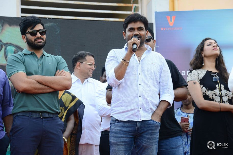 Mahanubhavudu-Title-Song-Lyrical-Video-Launch-at-St-Mary-College